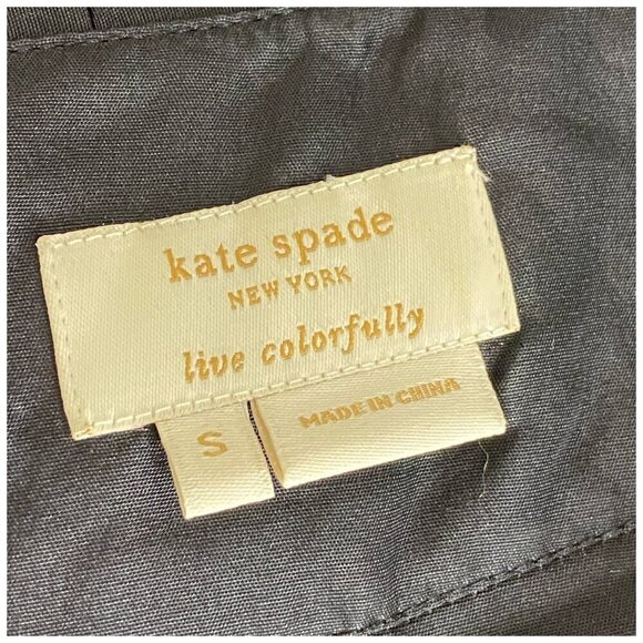 Kate Spade New York 100% Silk Beaded Sleeveless Top in Black Women's Size S - Picture 3 of 10